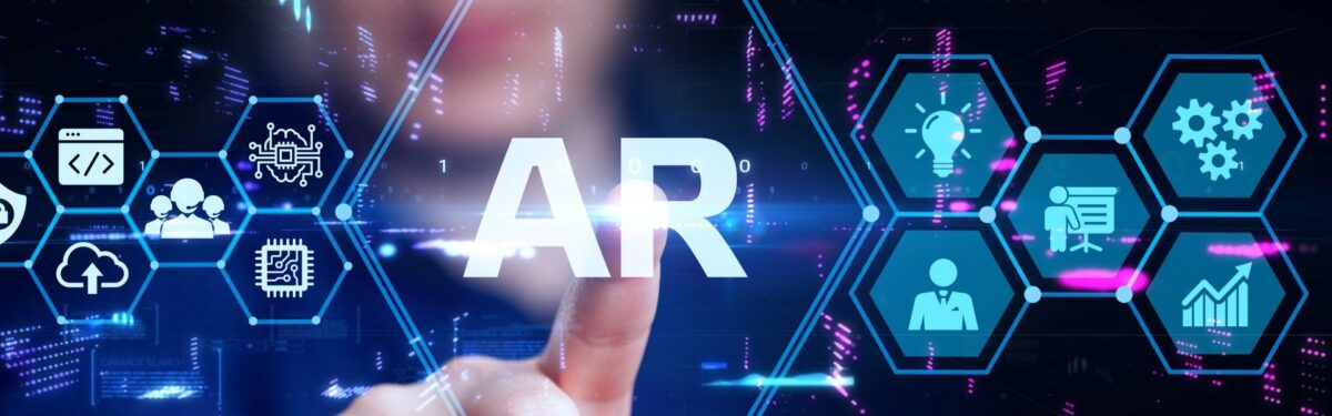 AR icon screen shows all the possibilities for using AR at an event.